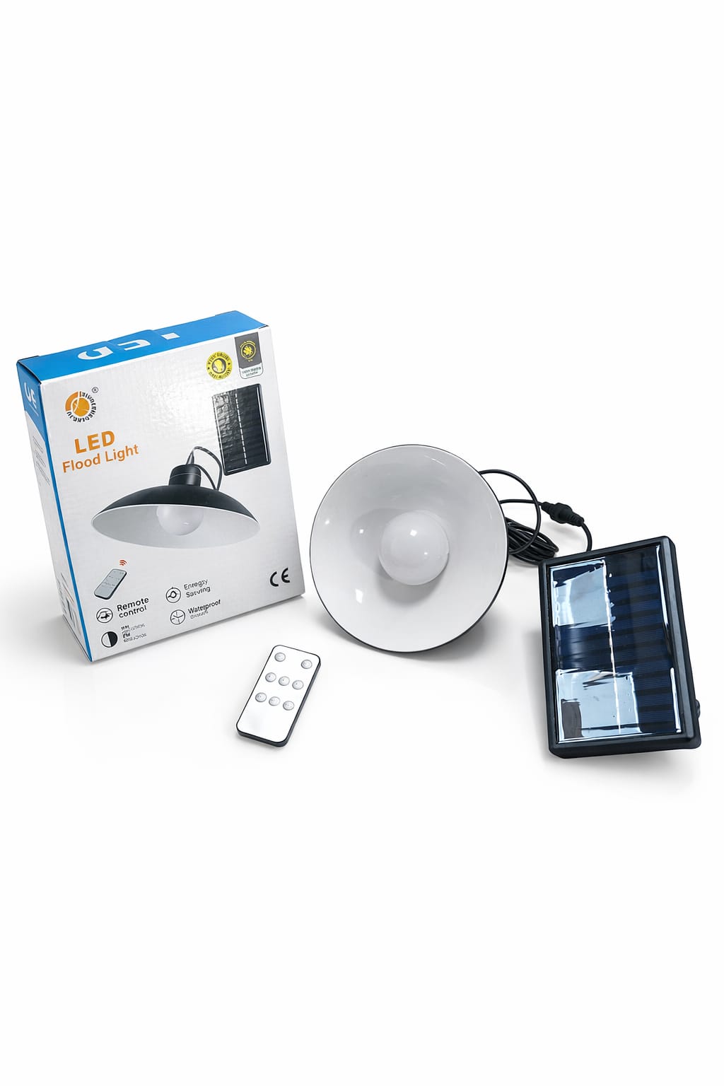 Solar-LED-Hängeleuchte mit Fernbedienung